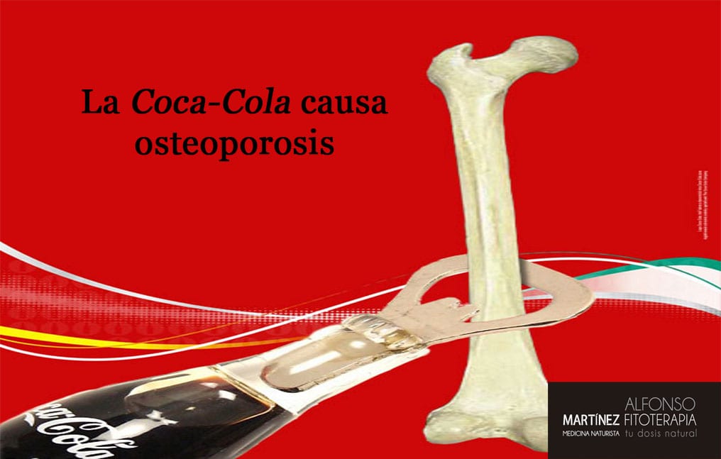 beber coca cola causa osteoporosis