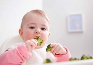Dieta vegetariana para bebés y niños