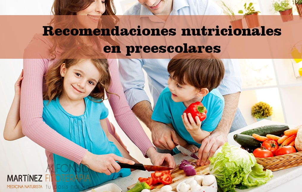 Recomendaciones nutricionales en preescolares